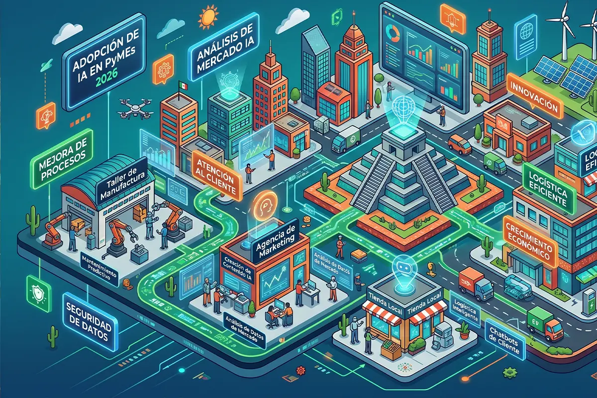 Adopción de Inteligencia Artificial en PyMEs Mexicanas 2026: Realidad vs Narrativa
